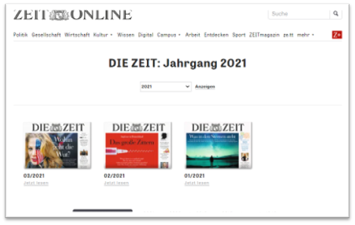 Zeitschriften-Archive