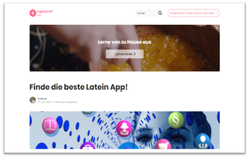 Hinweise für gute Latein Apps